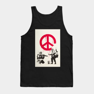 Banksy CND Soldiers Art Tank Top